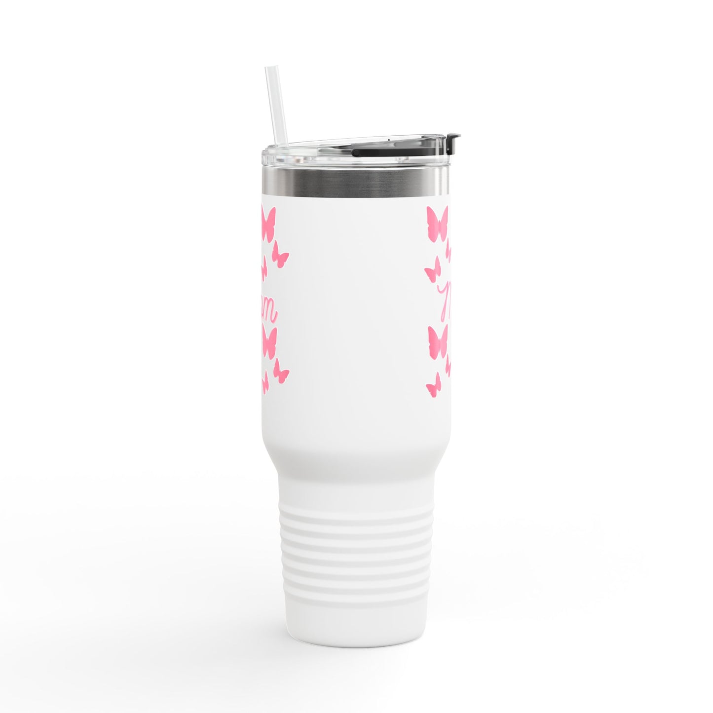 Butterfly Mom Insulated Travel Mug | Perfect Gift for Mothers, Great for Holidays, Coffee Lovers, Outdoor Adventures, Travel