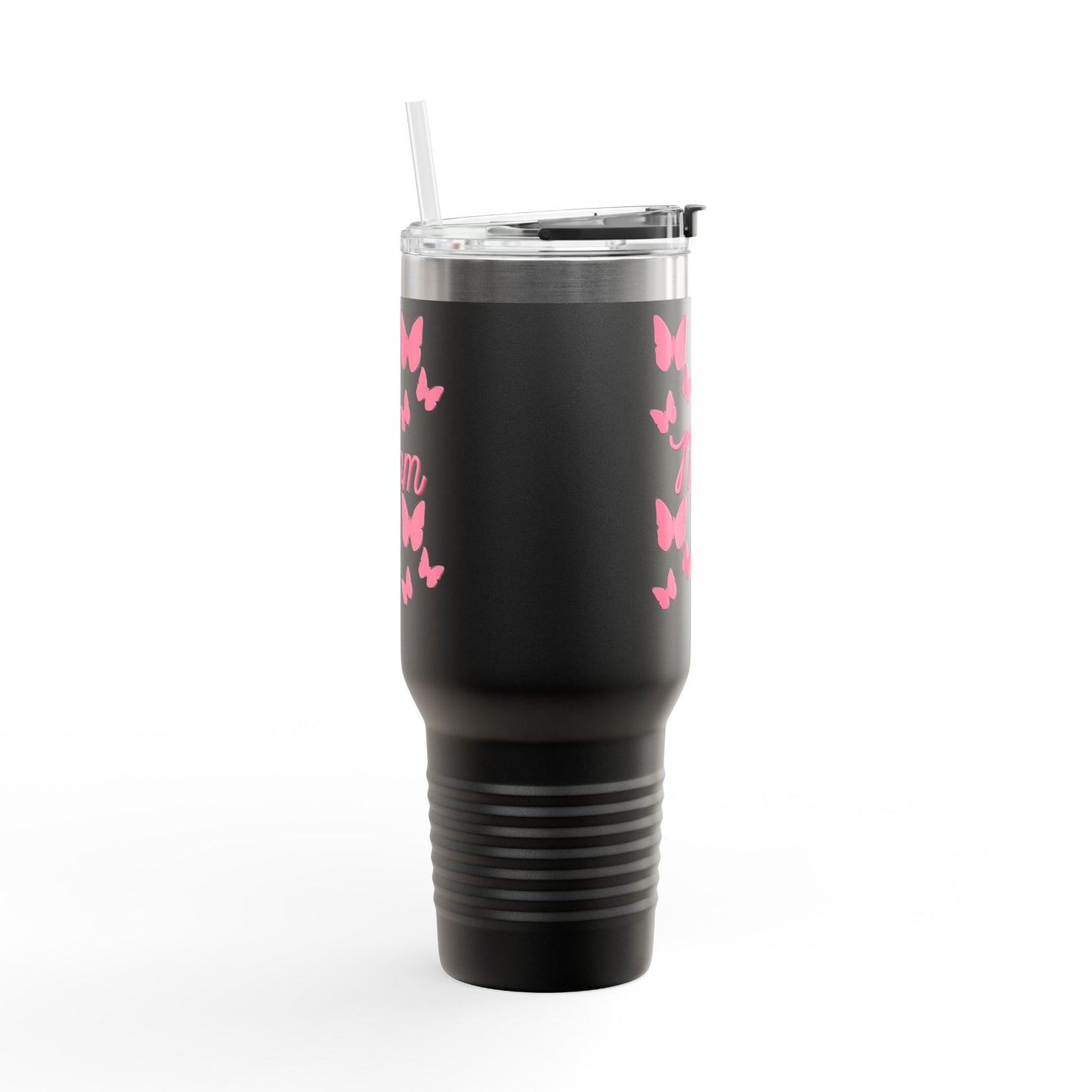 Butterfly Mom Insulated Travel Mug | Perfect Gift for Mothers, Great for Holidays, Coffee Lovers, Outdoor Adventures, Travel