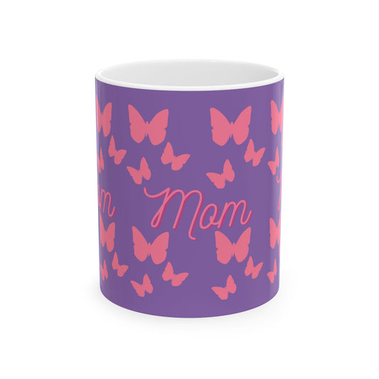 Mom Ceramic Mug - Mother's Day Gift, Birthday Present for Mom, Coffee Cup for Mothers, Gift for Her, Cute Mama Mug
