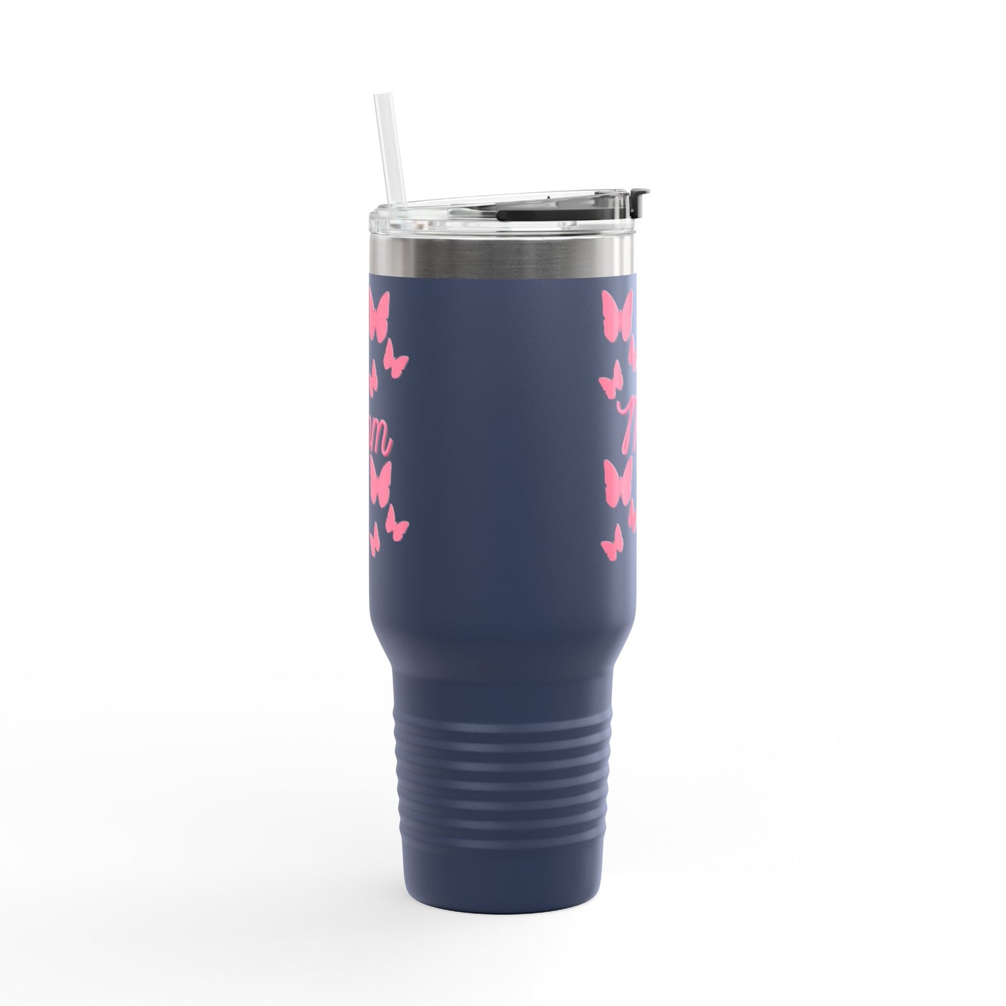 Butterfly Mom Insulated Travel Mug | Perfect Gift for Mothers, Great for Holidays, Coffee Lovers, Outdoor Adventures, Travel
