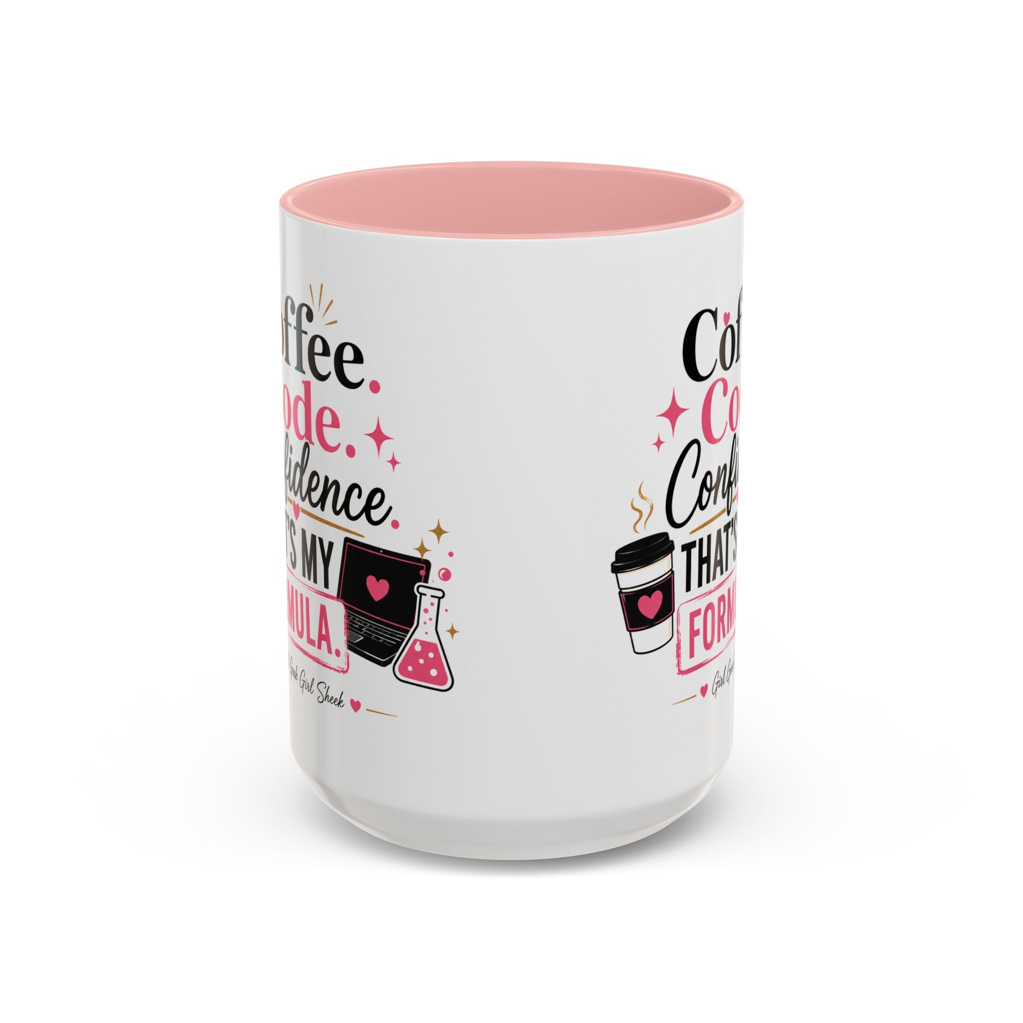 Coffee Mug — "Coffee. Code. Confidence." Programmer Gift Accent Mug