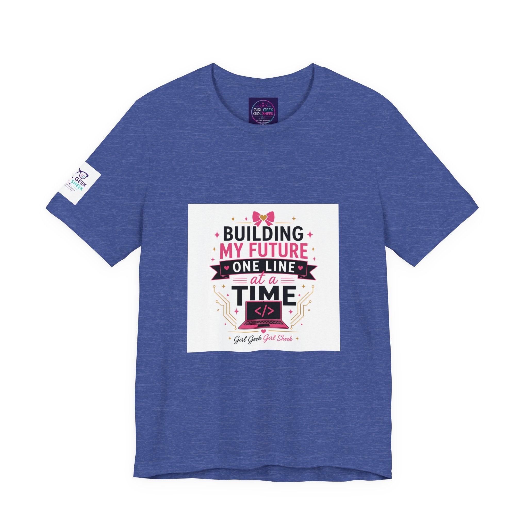 Coding Student T‑Shirt — “Building My Future One Line at a Time” Tee