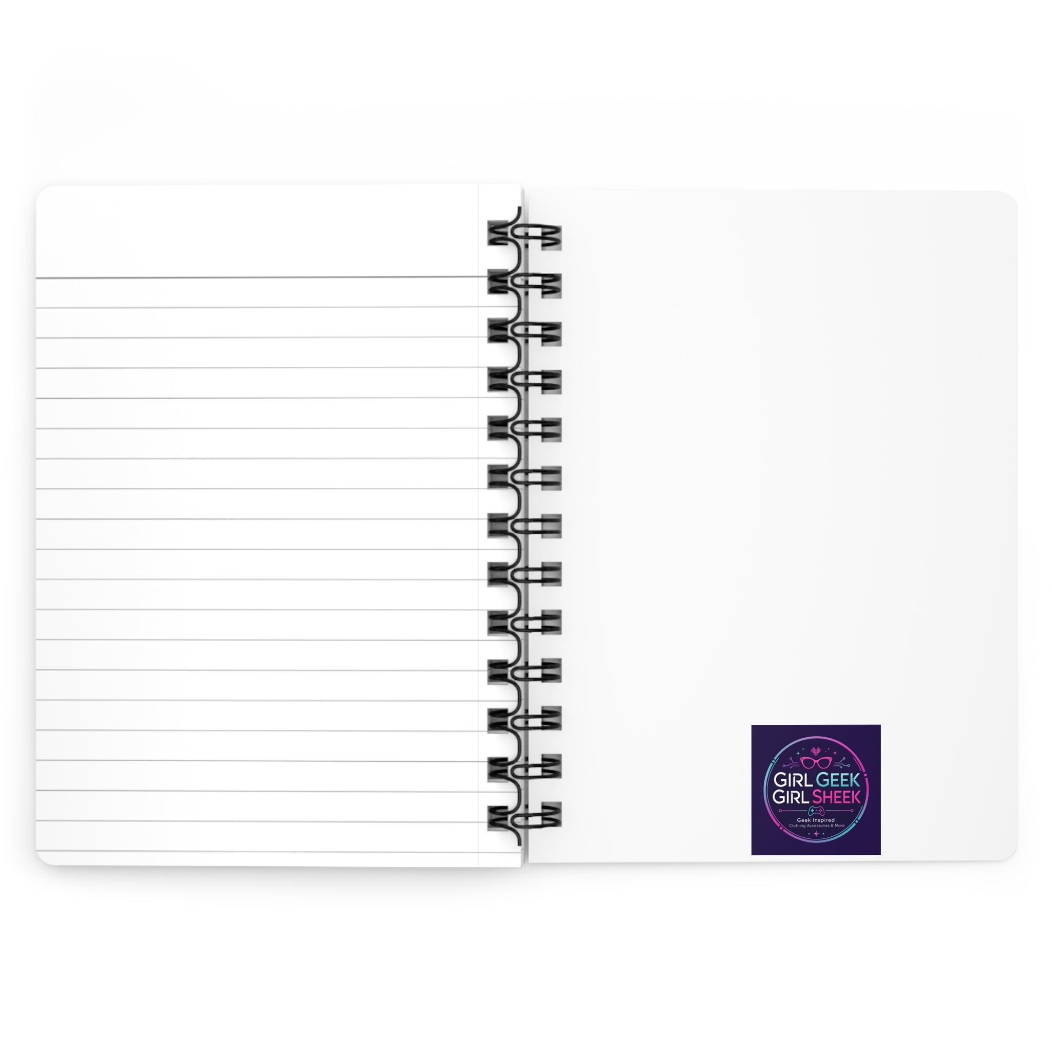 Read. Research. Rise. Spiral Journal — Girl Geek STEM Notebook