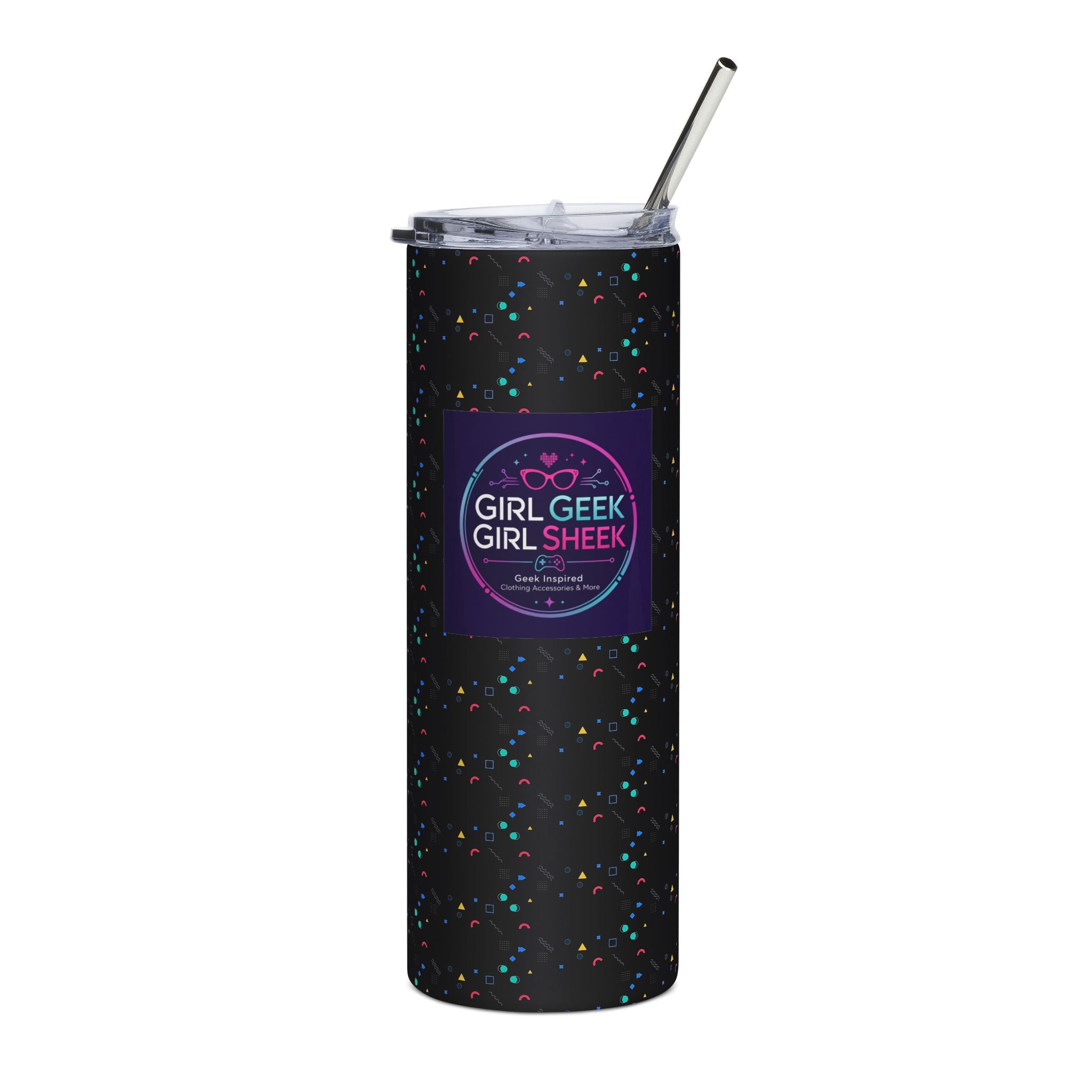 Girl Geek Tumbler — Stainless Steel 20oz