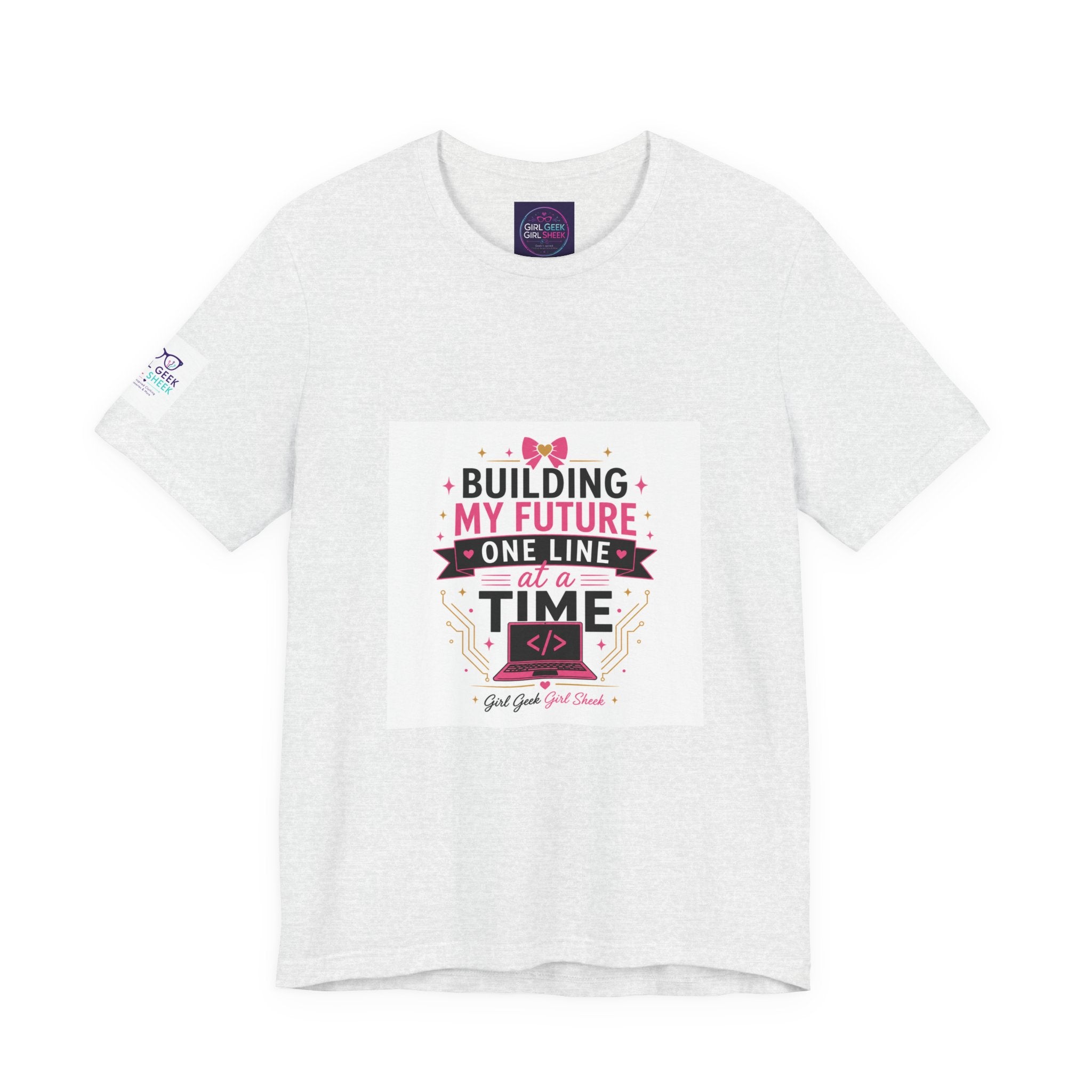 Coding Student T‑Shirt — “Building My Future One Line at a Time” Tee