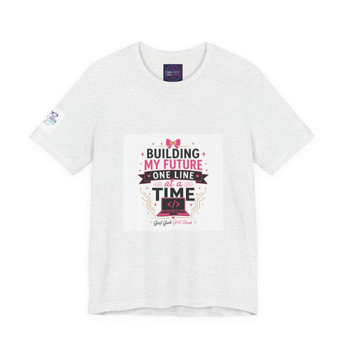 Coding Student T‑Shirt — “Building My Future One Line at a Time” Tee