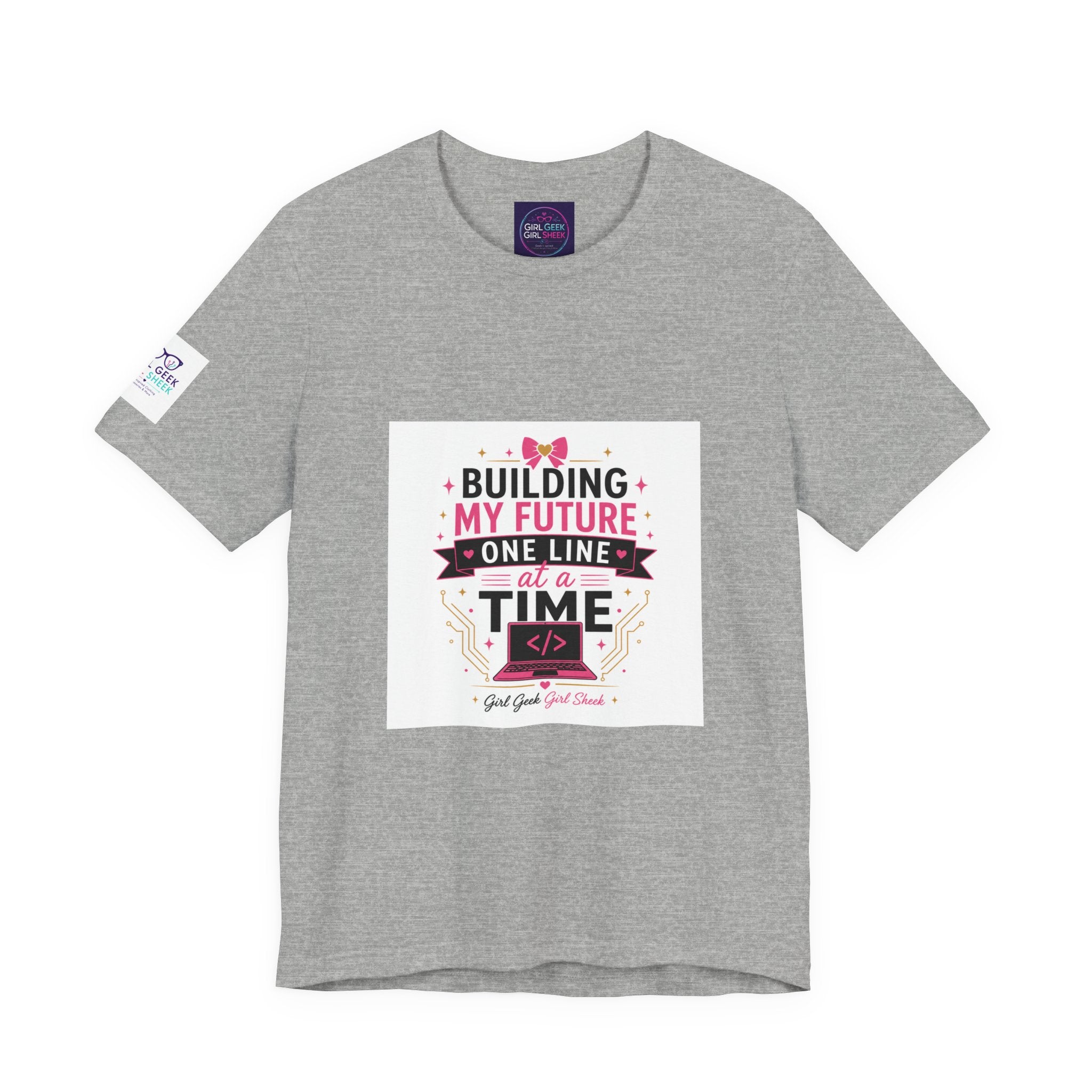 Coding Student T‑Shirt — “Building My Future One Line at a Time” Tee