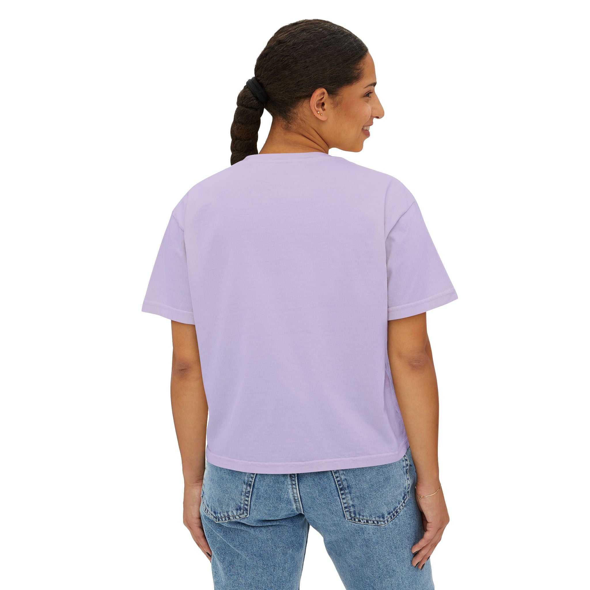Boxy Tee — "Read, Research, Rise" Feminist Empowerment Crop T-Shirt