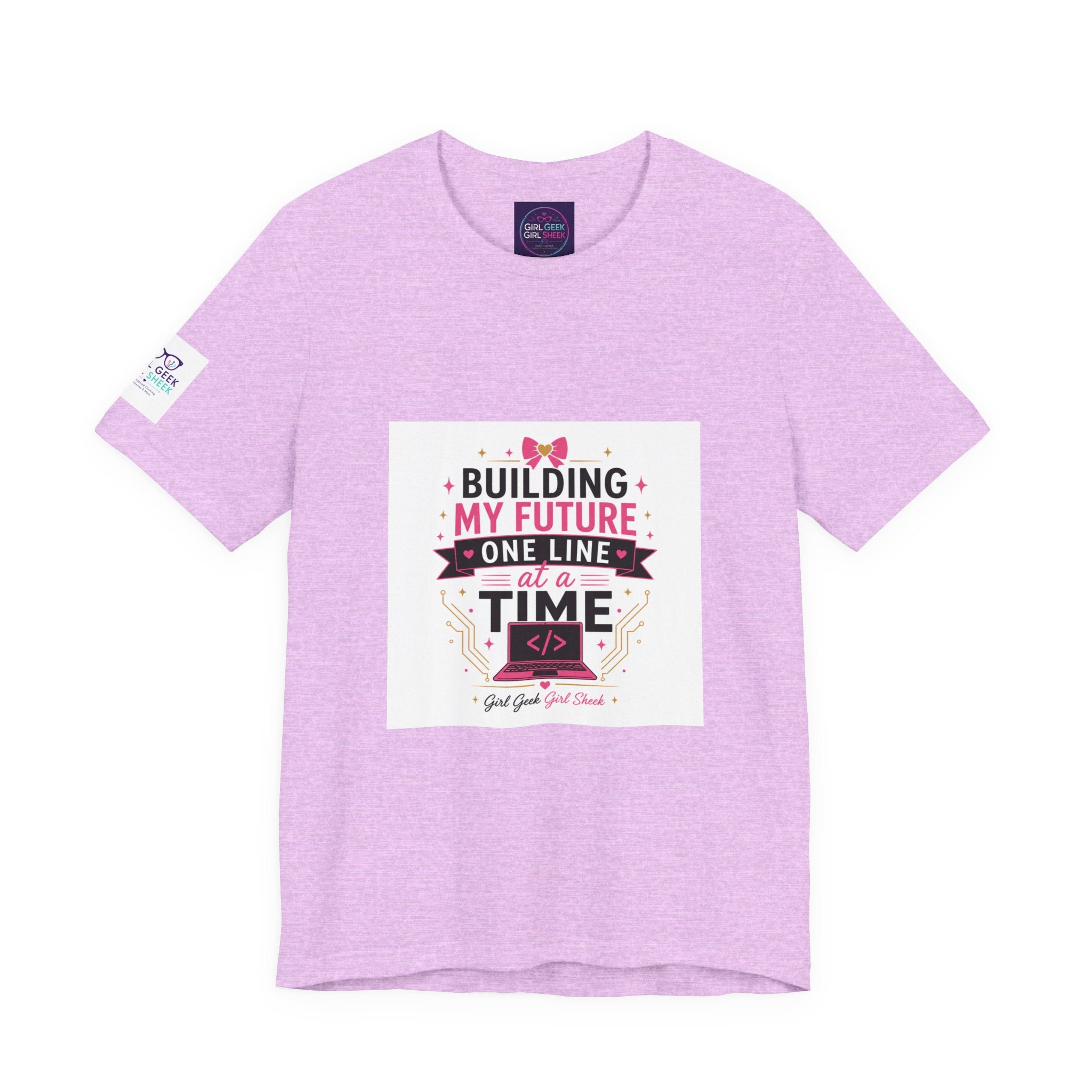 Coding Student T‑Shirt — “Building My Future One Line at a Time” Tee