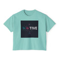 Reactive Chemistry Boxy Tee — Women's Science Graphic Shirt