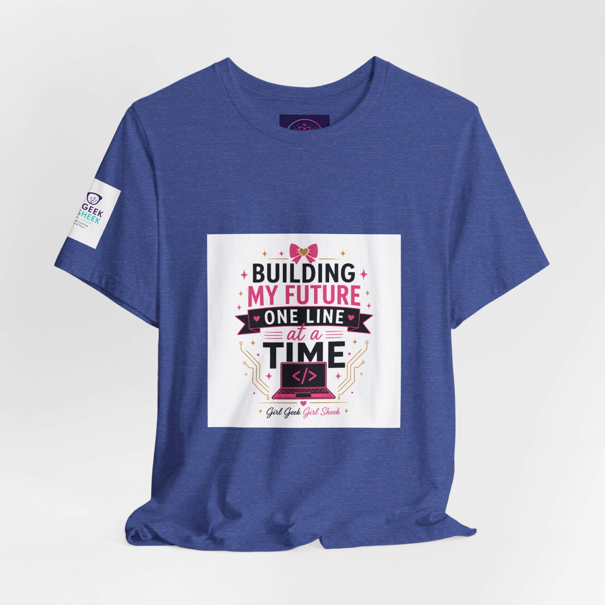 Coding Student T‑Shirt — “Building My Future One Line at a Time” Tee