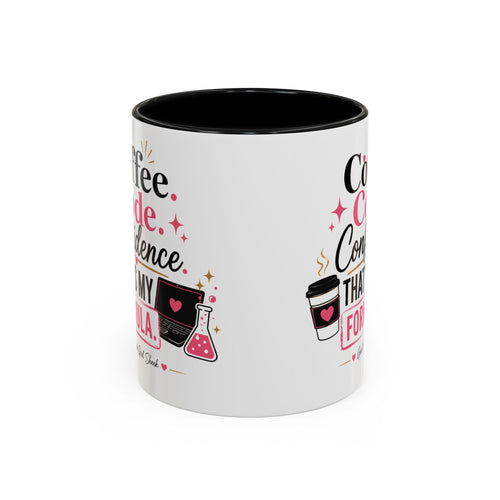 Coffee Mug — "Coffee. Code. Confidence." Programmer Gift Accent Mug