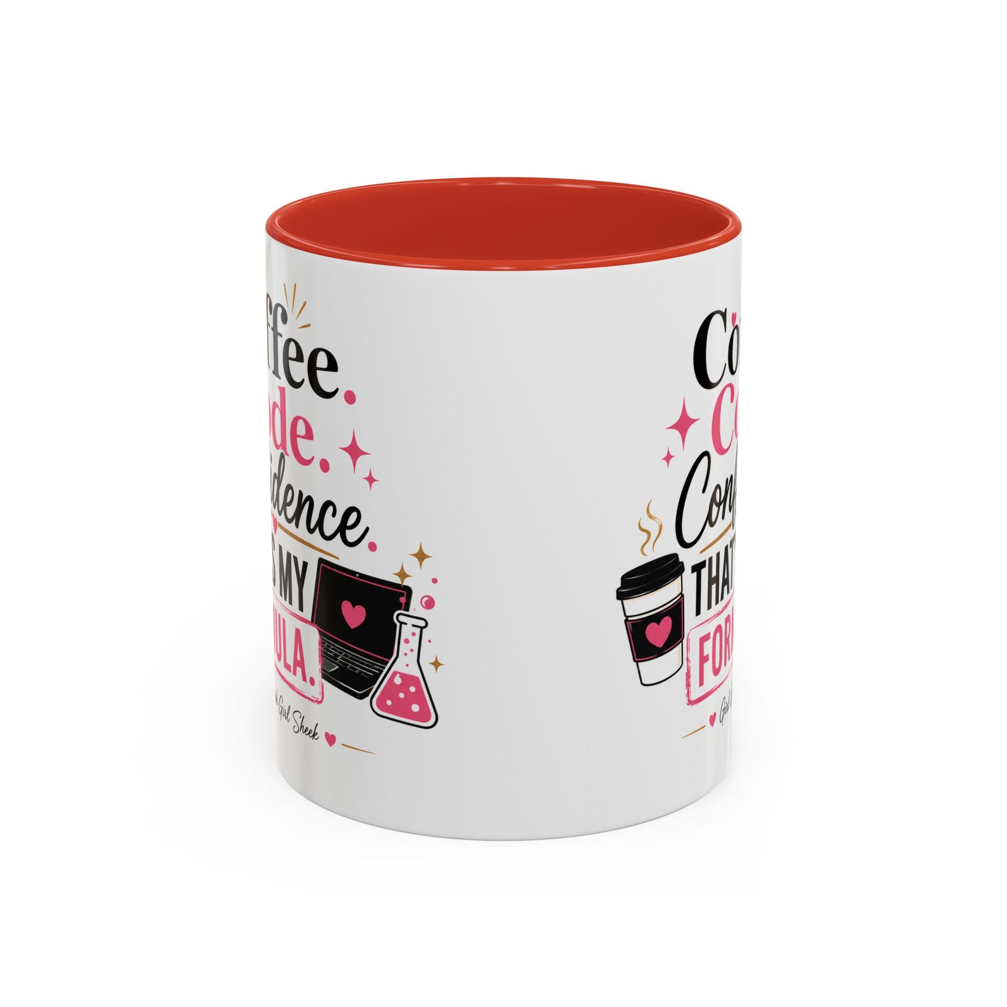 Coffee Mug — "Coffee. Code. Confidence." Programmer Gift Accent Mug