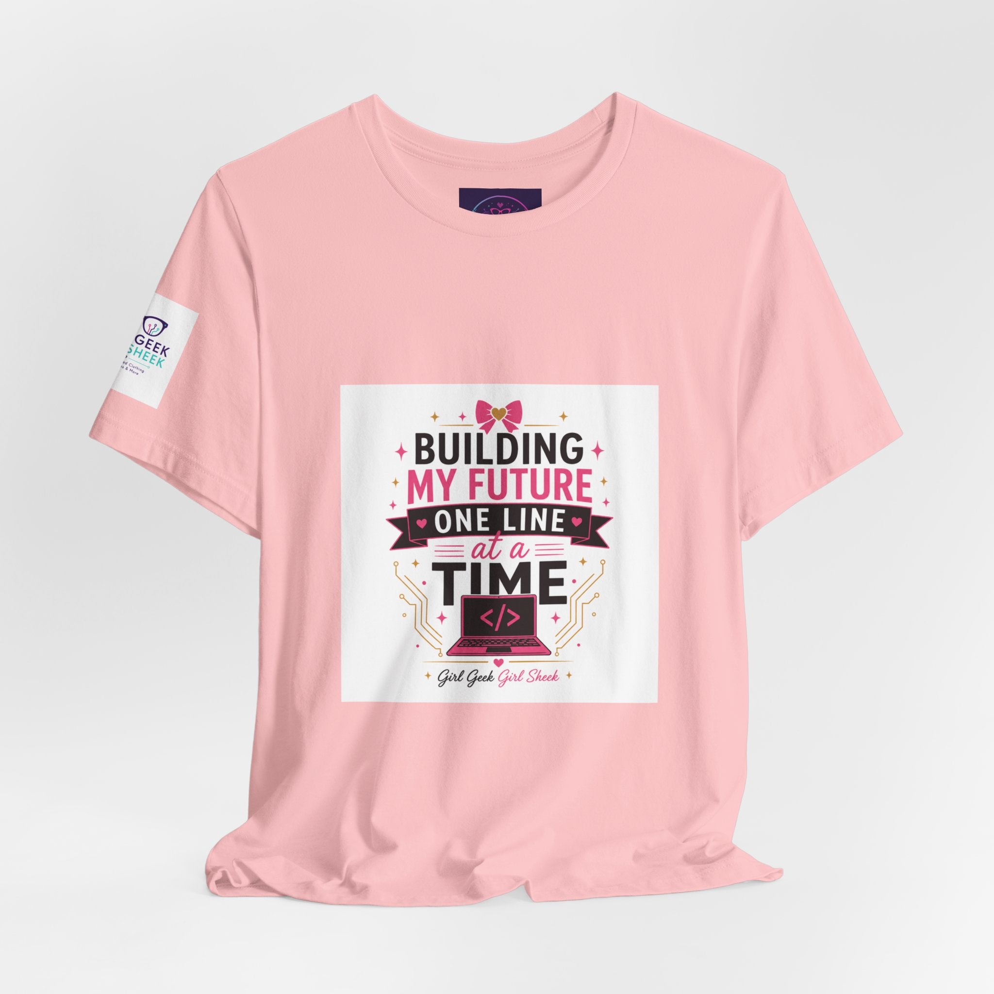 Coding Student T‑Shirt — “Building My Future One Line at a Time” Tee
