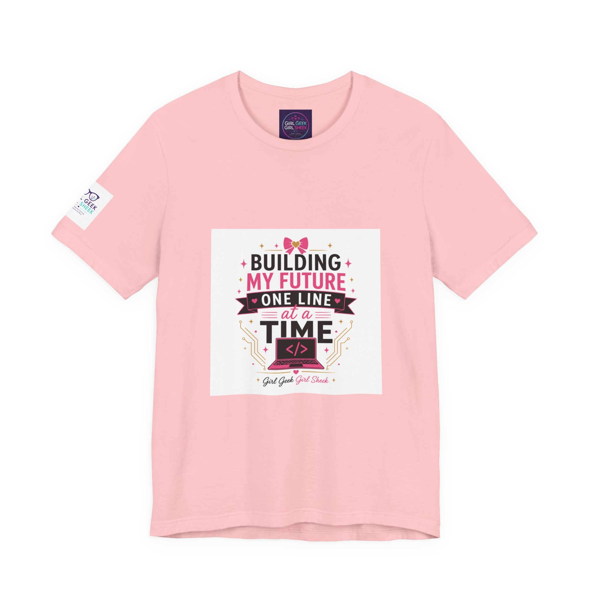Coding Student T‑Shirt — “Building My Future One Line at a Time” Tee