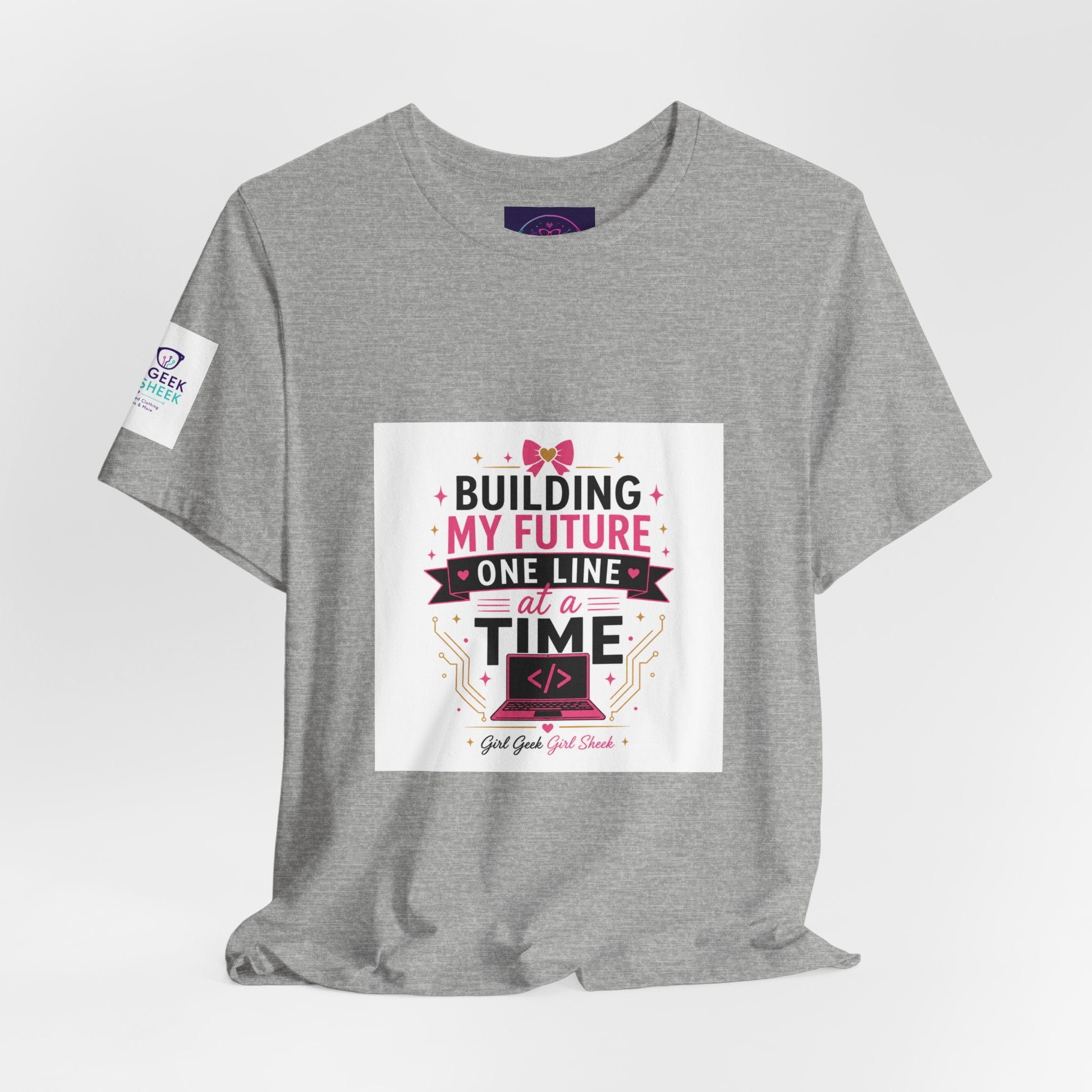 Coding Student T‑Shirt — “Building My Future One Line at a Time” Tee