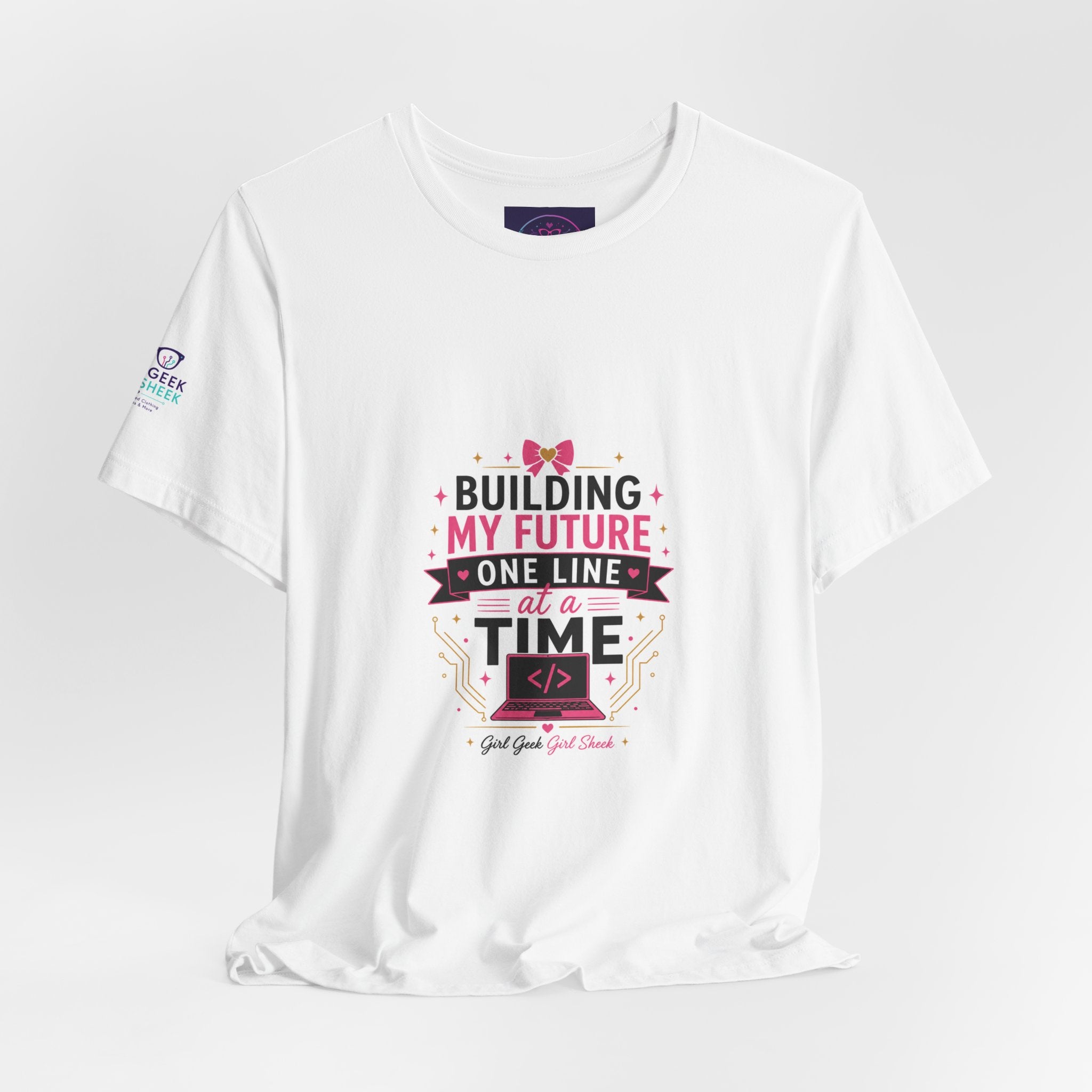 Coding Student T‑Shirt — “Building My Future One Line at a Time” Tee
