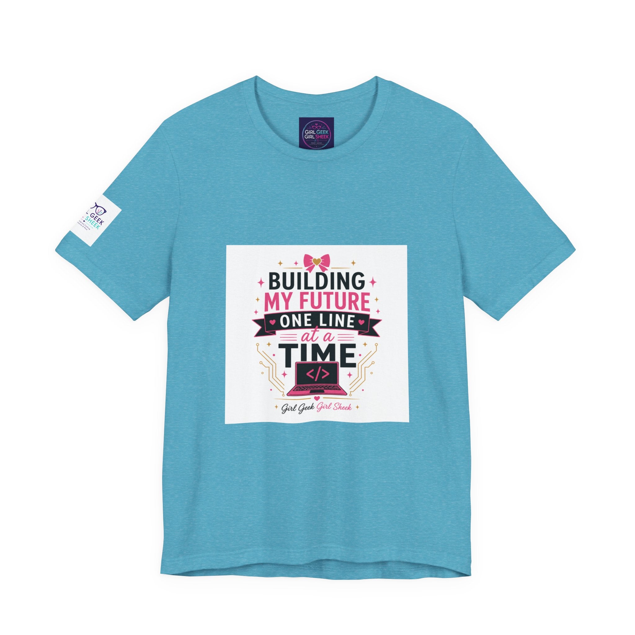 Coding Student T‑Shirt — “Building My Future One Line at a Time” Tee