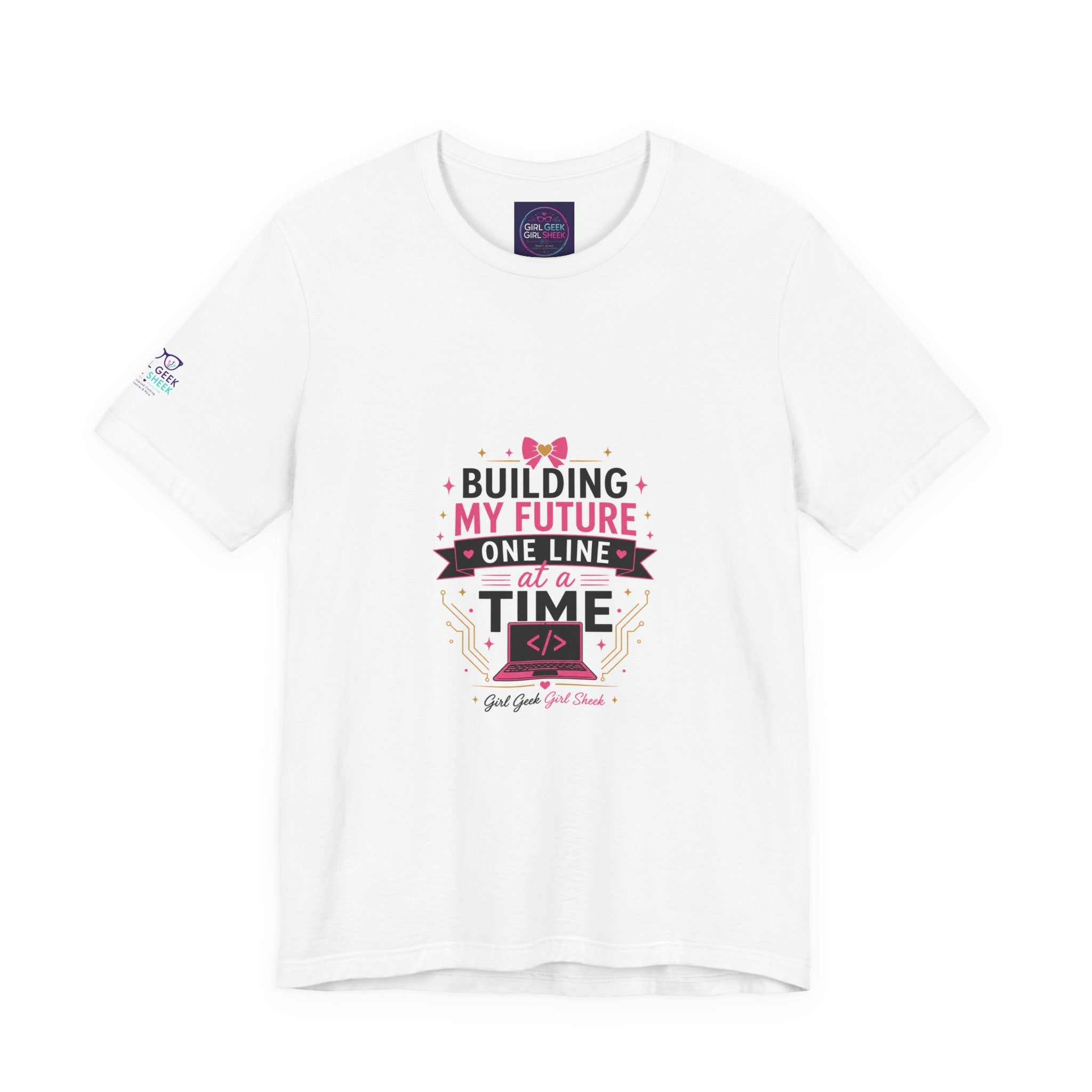 Coding Student T‑Shirt — “Building My Future One Line at a Time” Tee