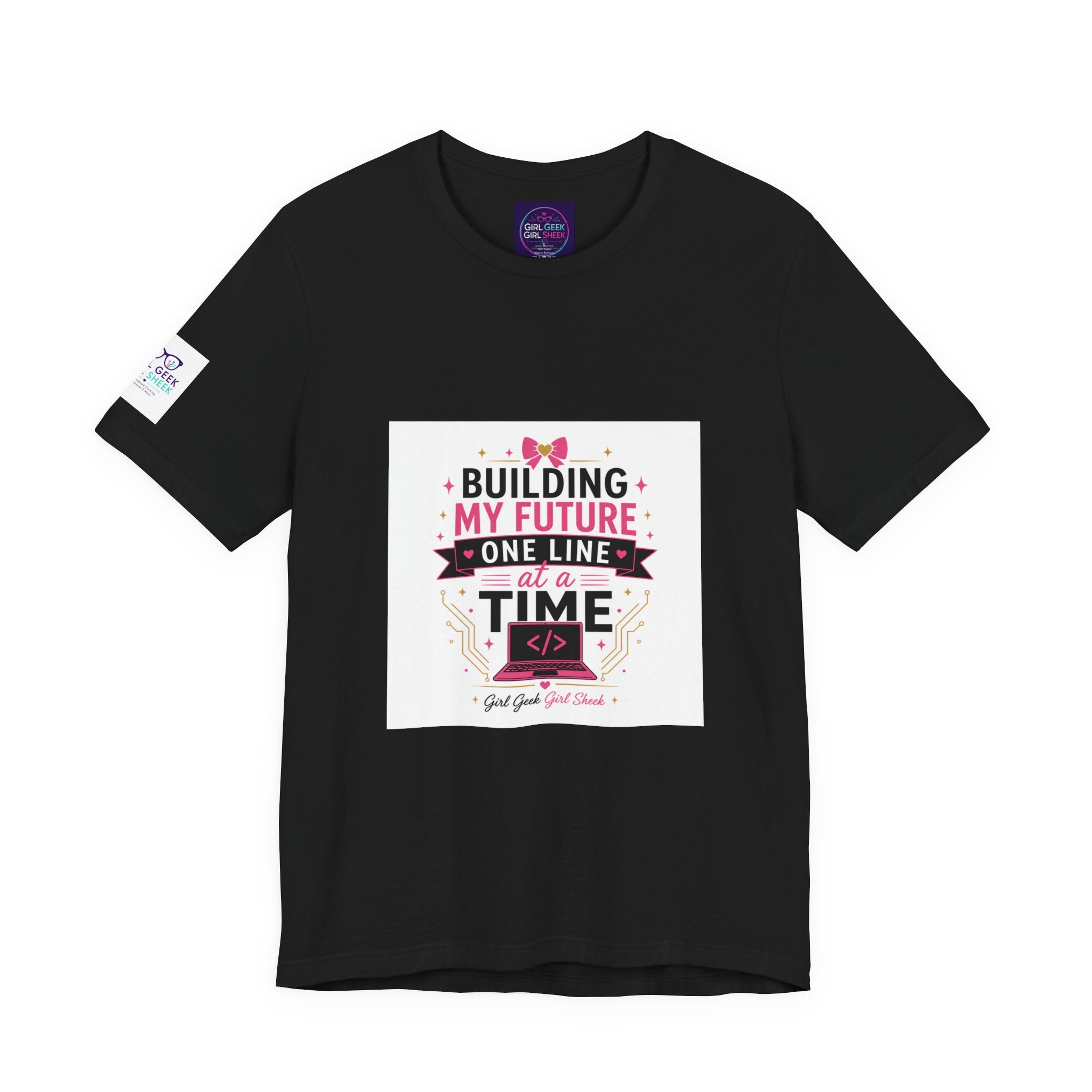 Coding Student T‑Shirt — “Building My Future One Line at a Time” Tee