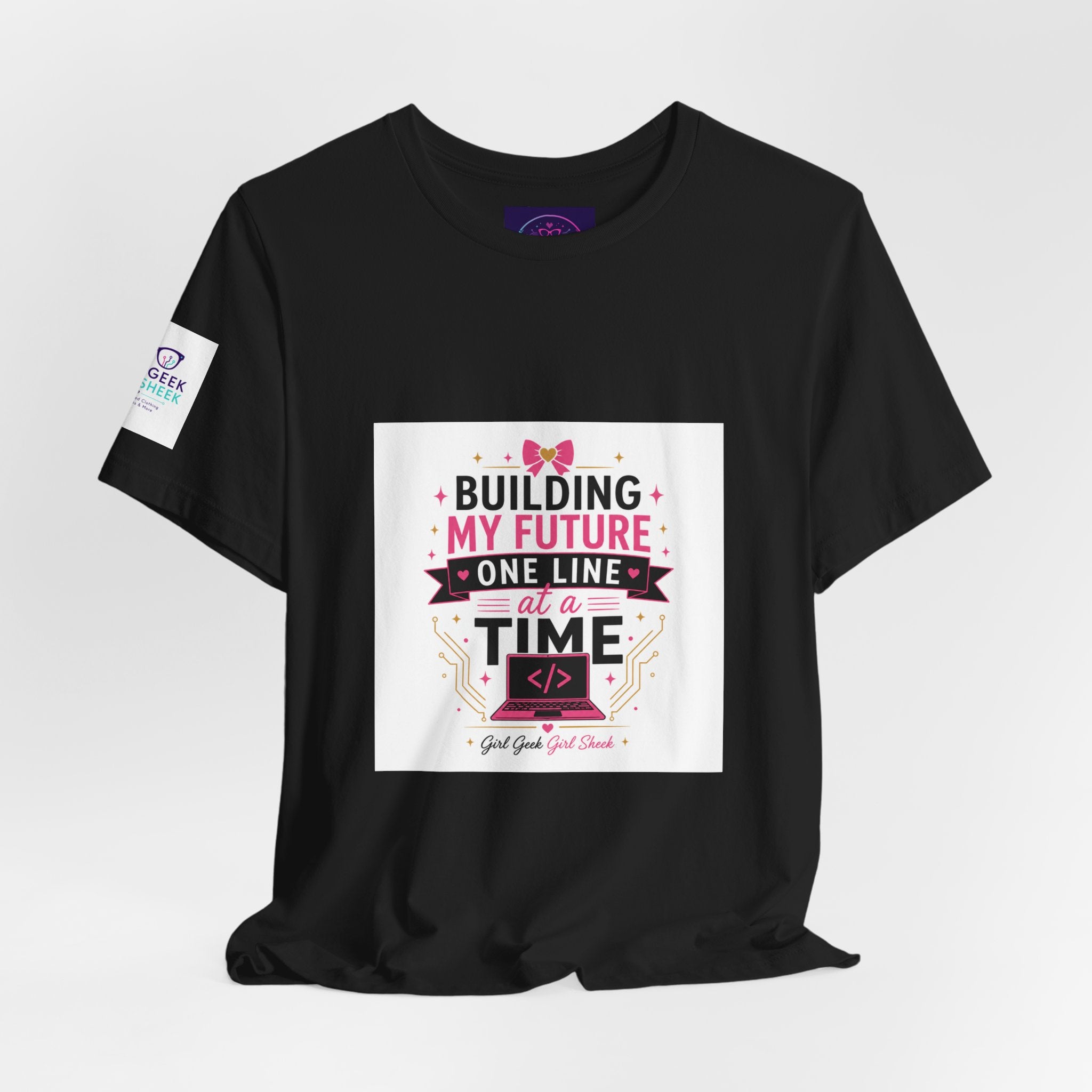 Coding Student T‑Shirt — “Building My Future One Line at a Time” Tee
