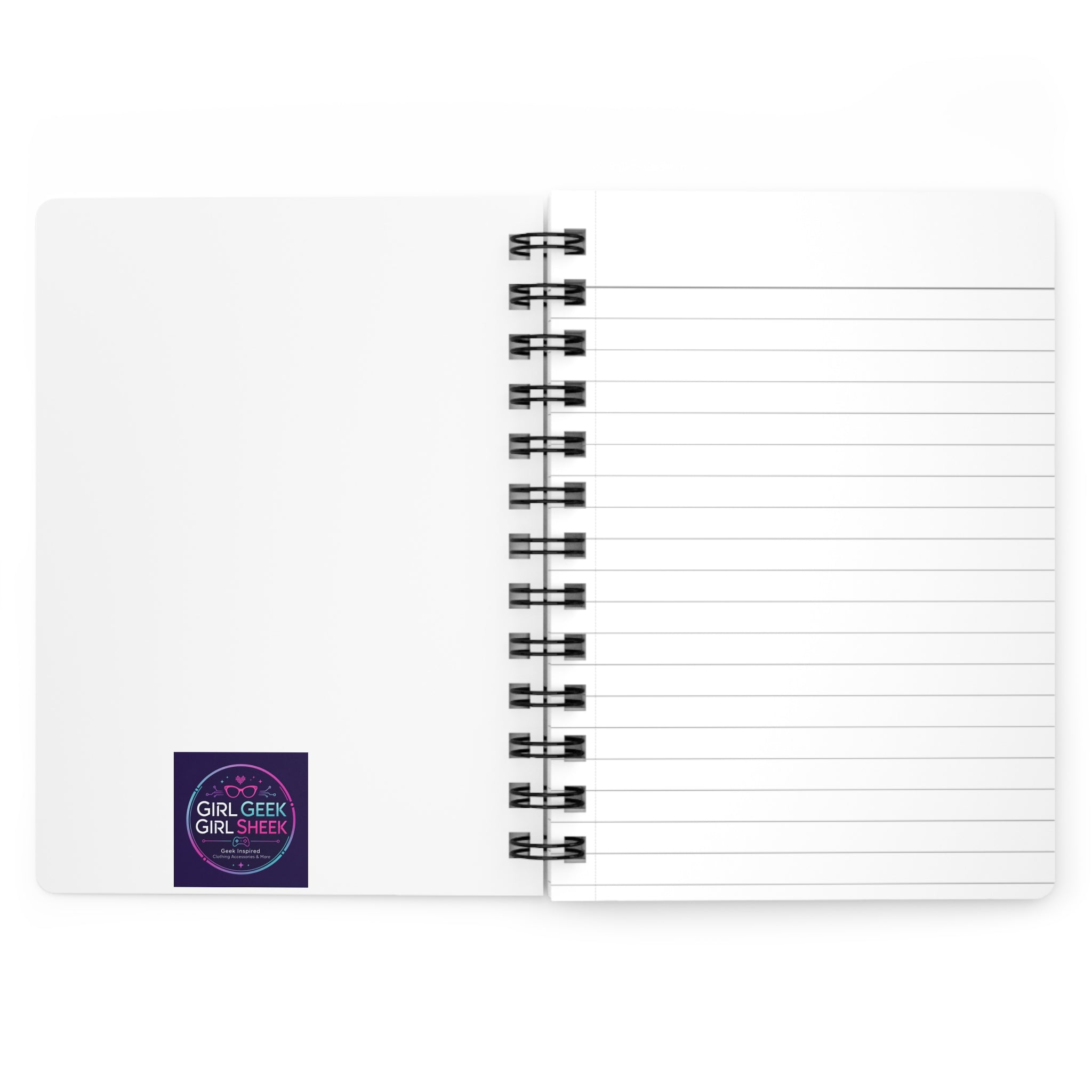 Read. Research. Rise. Spiral Journal — Girl Geek STEM Notebook