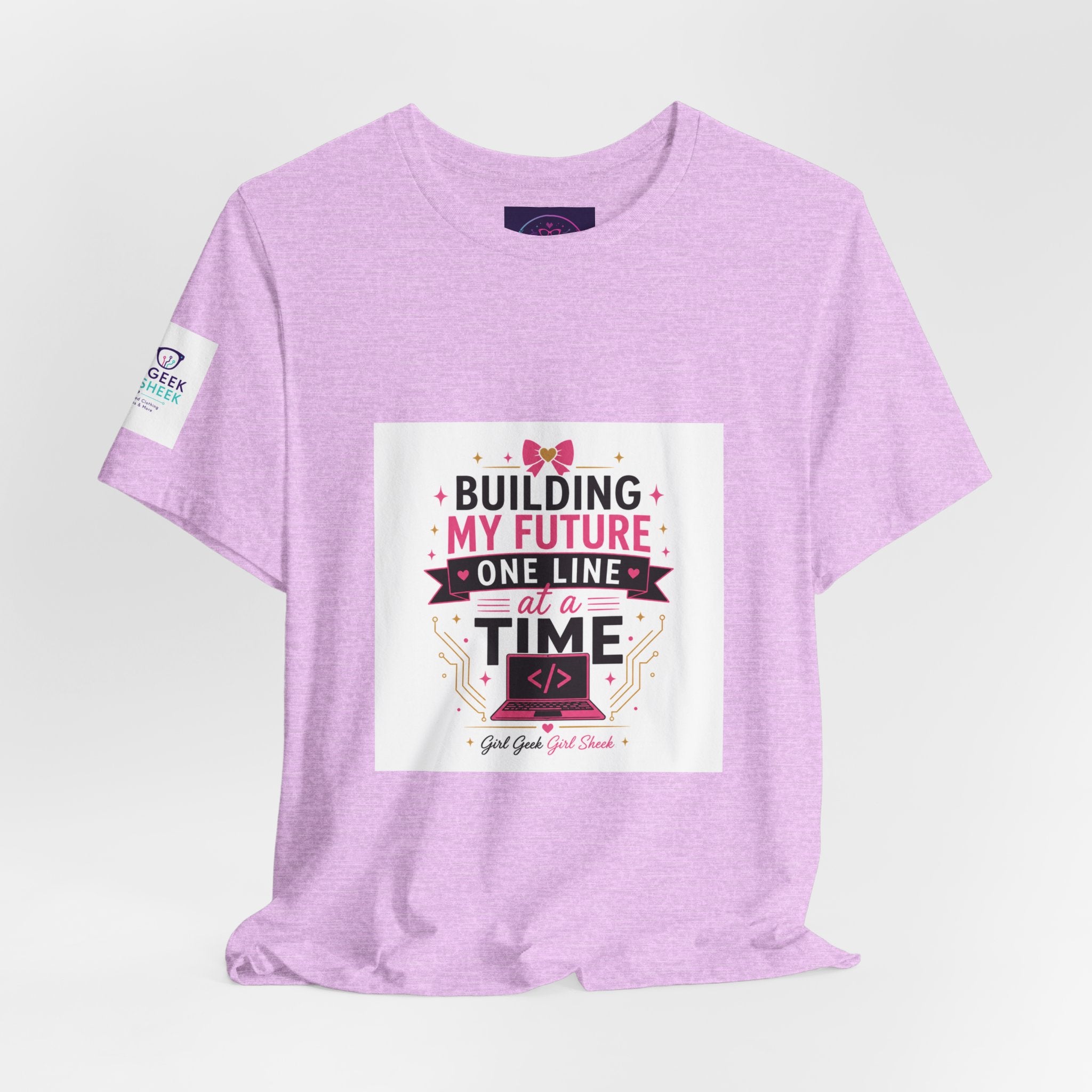 Coding Student T‑Shirt — “Building My Future One Line at a Time” Tee