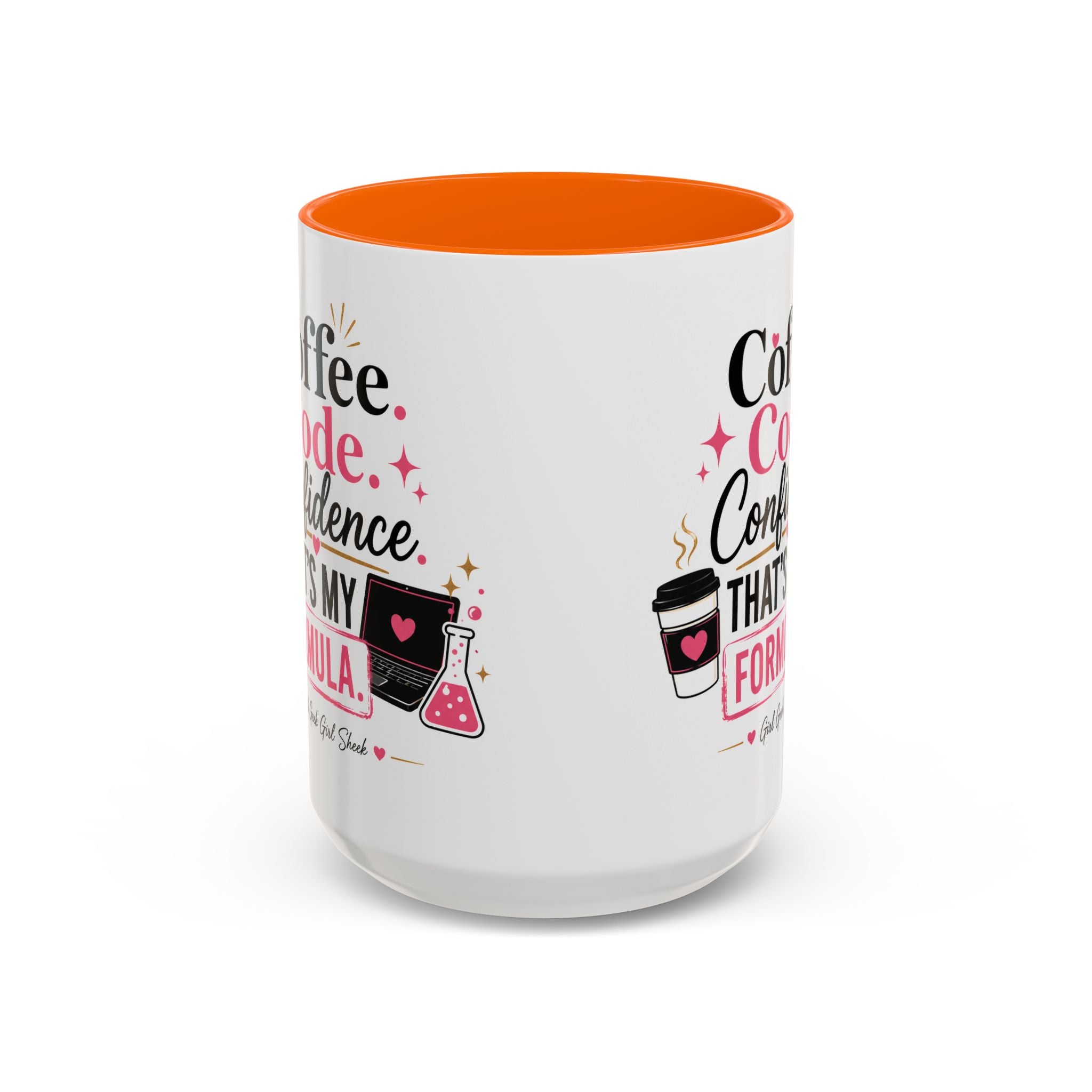 Coffee Mug — "Coffee. Code. Confidence." Programmer Gift Accent Mug