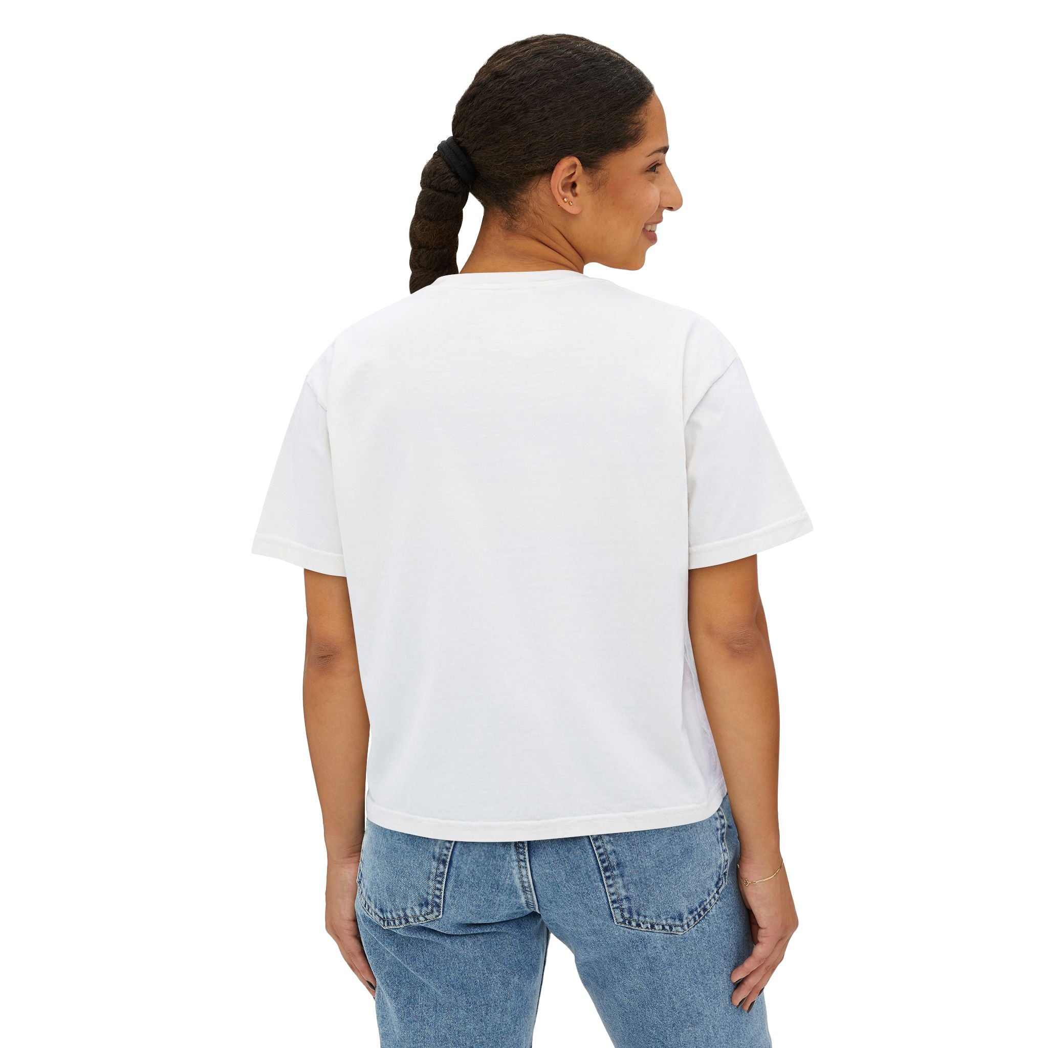 Boxy Tee — "Read, Research, Rise" Feminist Empowerment Crop T-Shirt