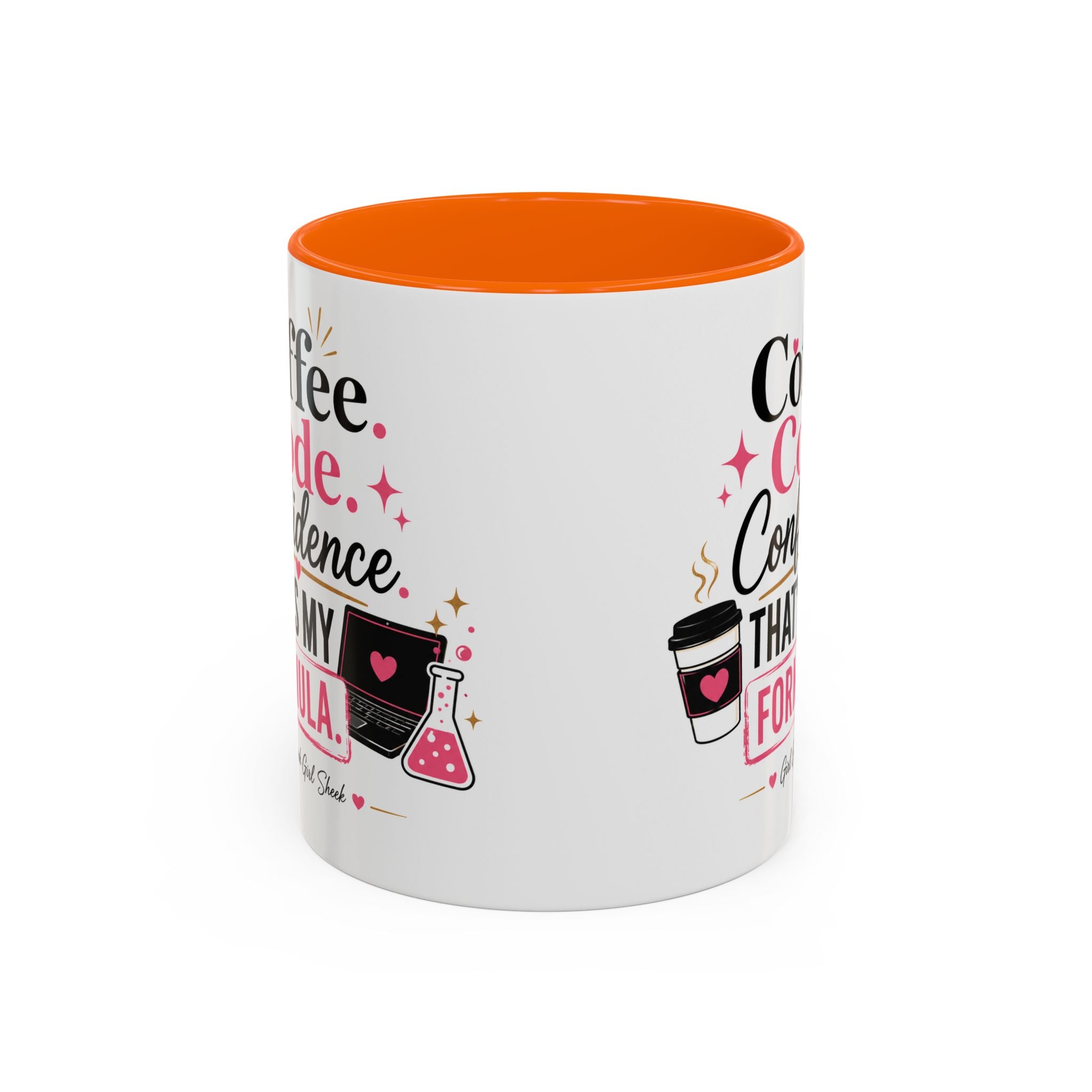 Coffee Mug — "Coffee. Code. Confidence." Programmer Gift Accent Mug
