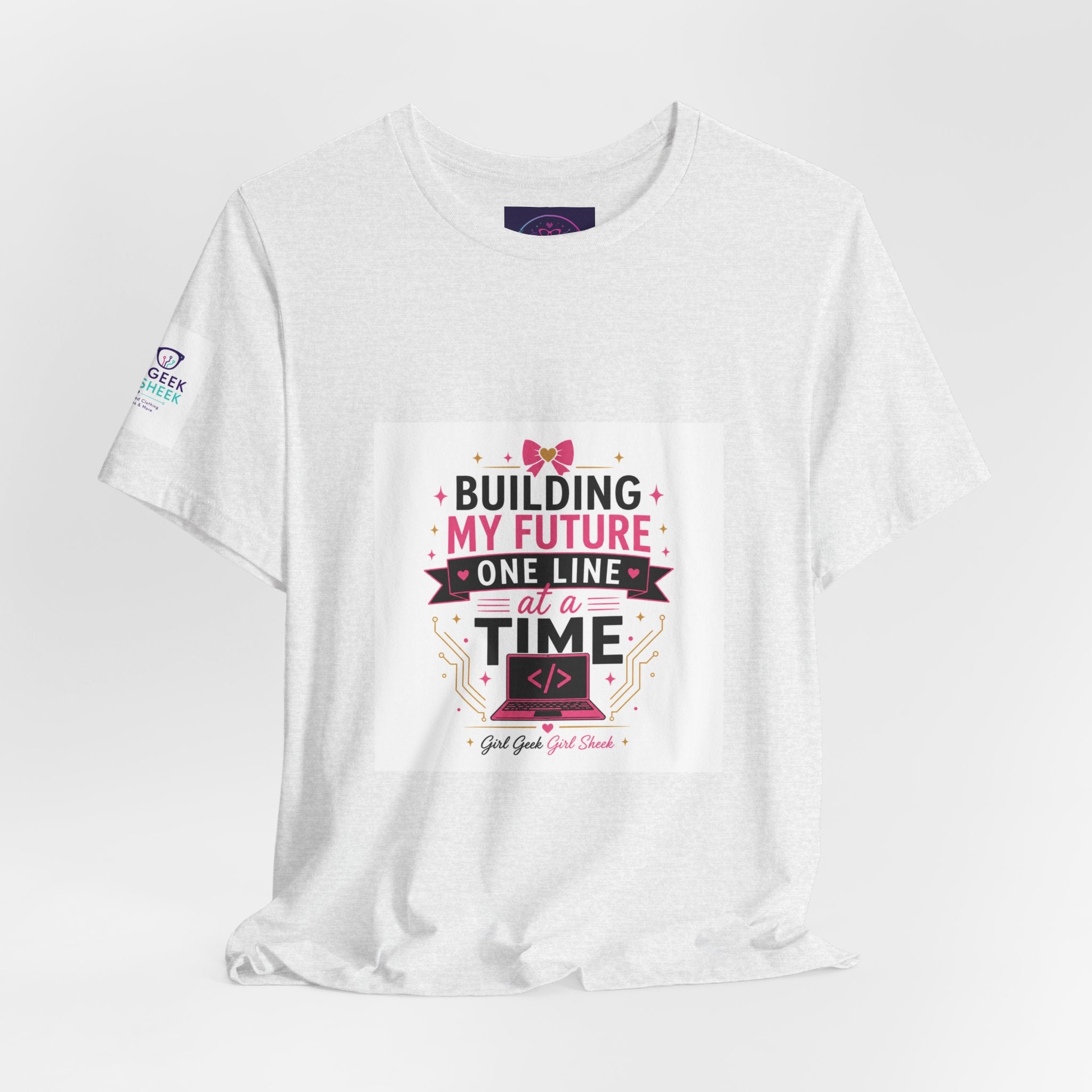Coding Student T‑Shirt — “Building My Future One Line at a Time” Tee