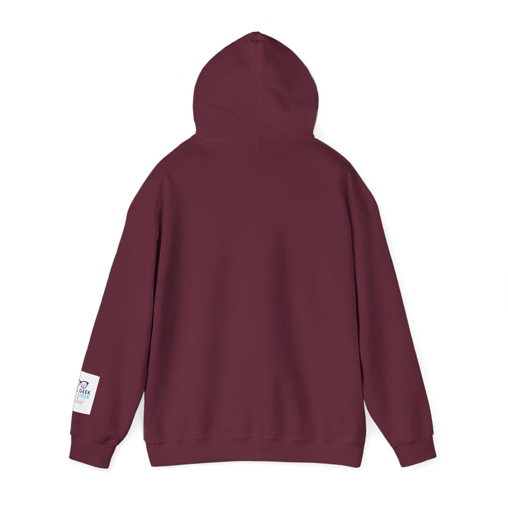 Reactive Hoodie — Modern Graphic Pullover with 'Re Ac TIVE' Text