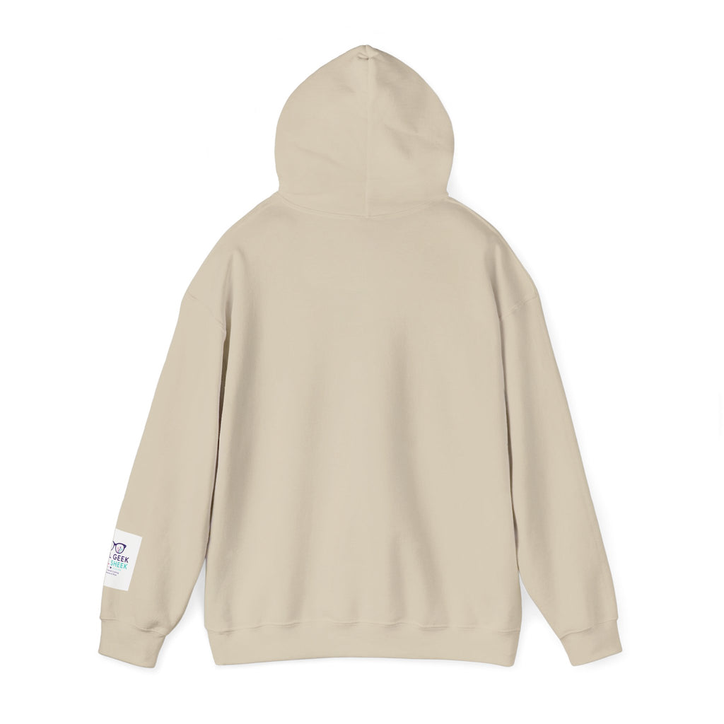 Reactive Hoodie — Modern Graphic Pullover with 'Re Ac TIVE' Text