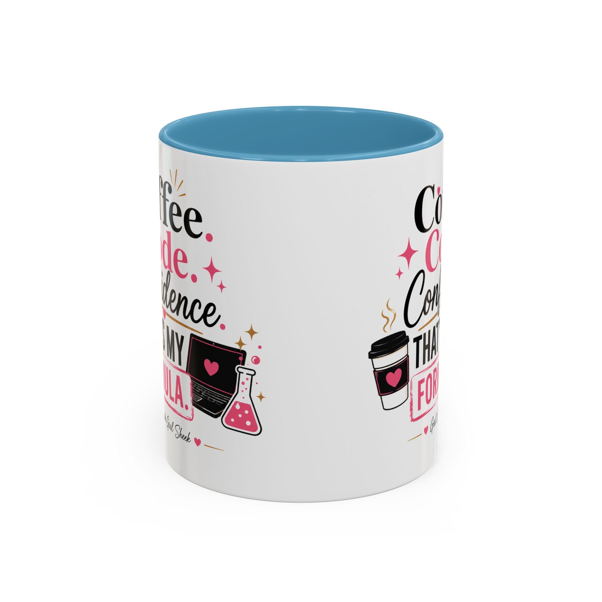 Coffee Mug — "Coffee. Code. Confidence." Programmer Gift Accent Mug