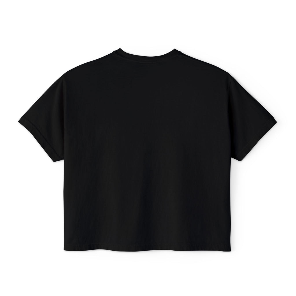 Boxy Tee — "Read, Research, Rise" Feminist Empowerment Crop T-Shirt