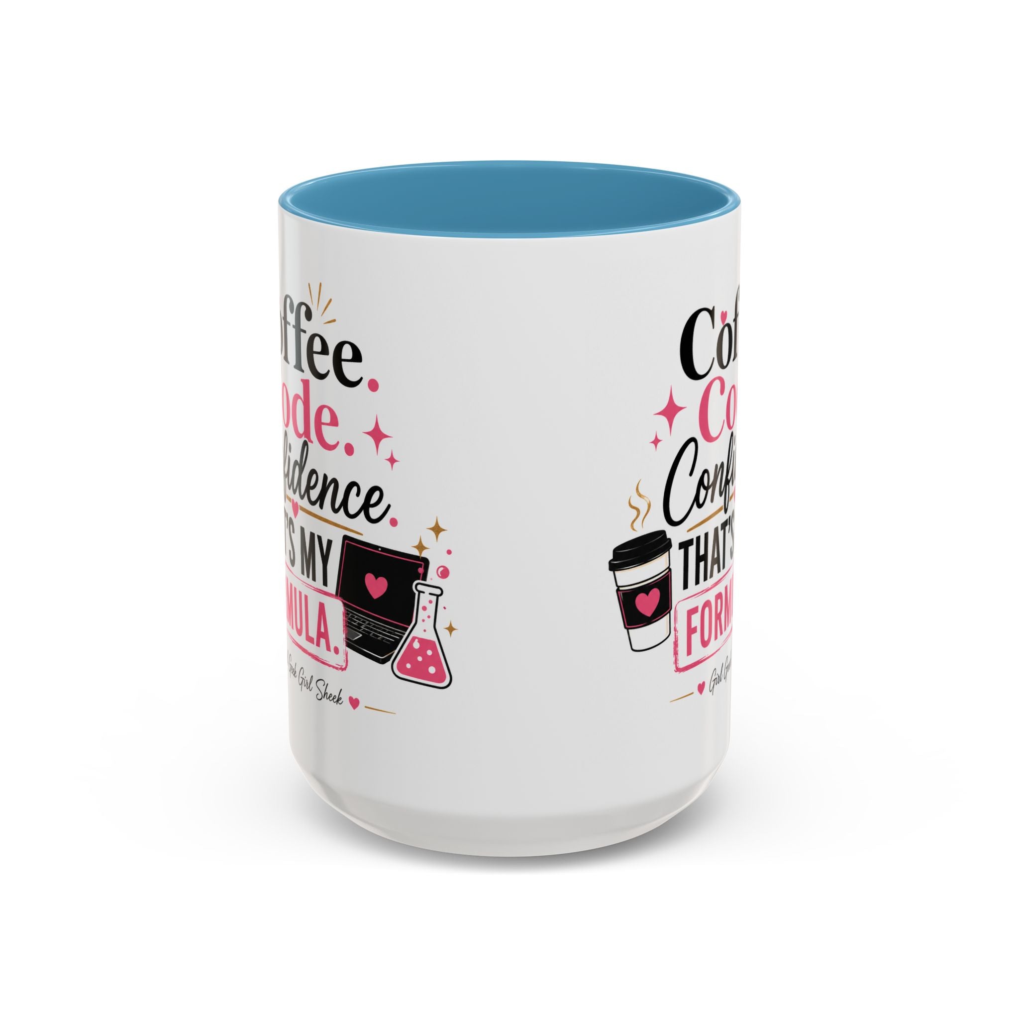 Coffee Mug — "Coffee. Code. Confidence." Programmer Gift Accent Mug
