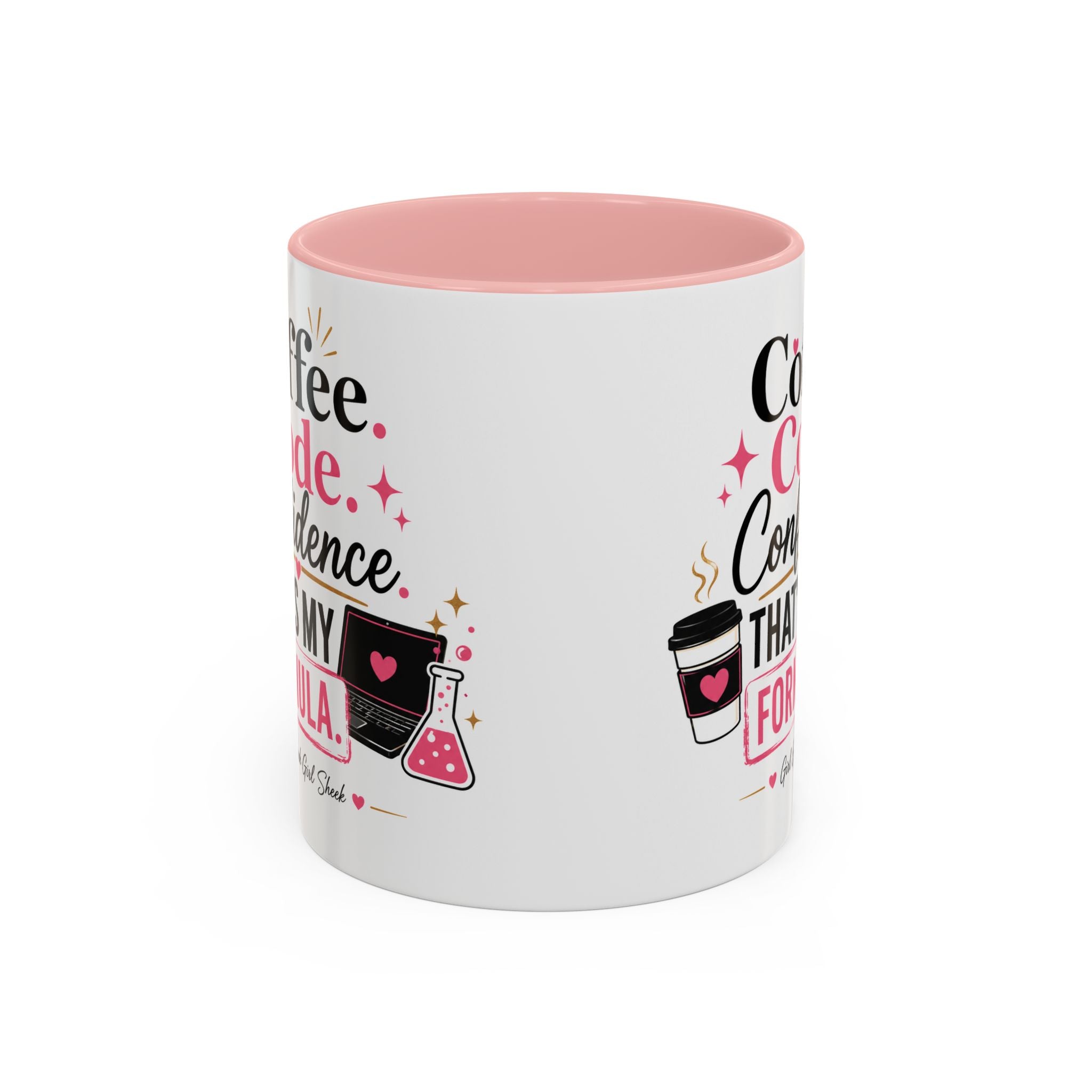 Coffee Mug — "Coffee. Code. Confidence." Programmer Gift Accent Mug