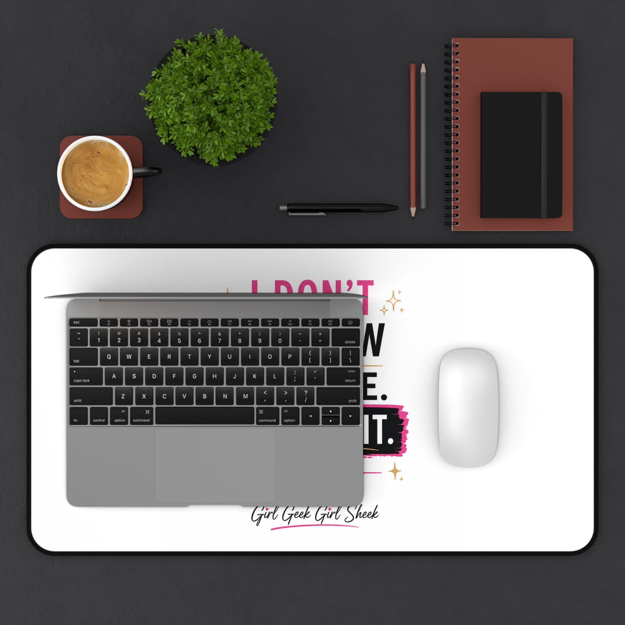 I Don't Follow The Code — I Write It Desk Mat | Girl Geek, Programmer Mousepad